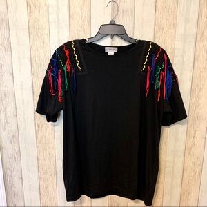 Vintage 1980s Embellished Tee